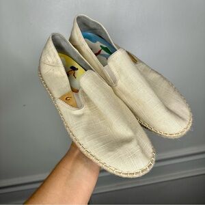 OluKai Kalla Pa'a Kapa Shoes Espadrille Slip On Shoe Womens 9.5